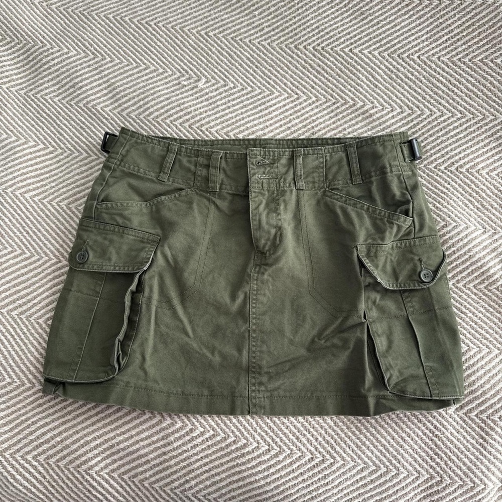 Brandy Melville Olive Mini Skirt